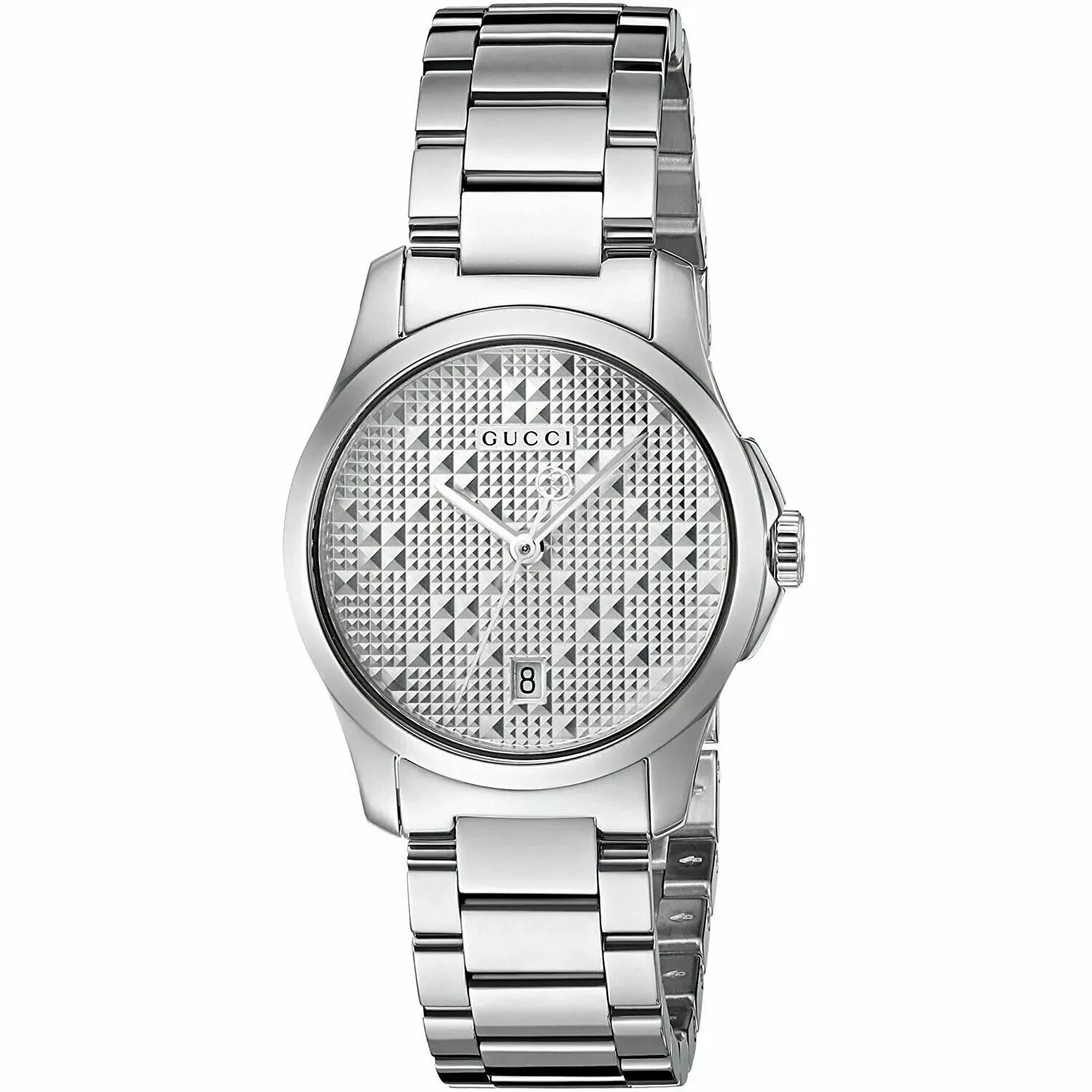 Montre suisse pour femme Gucci G Timeless YA126551 en acier inoxydable