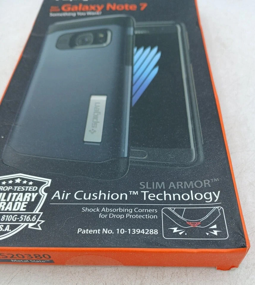 Spigen Samsung Galaxy Note 7 Case Metal Slate Slim Armor With Kickstand. PC500 - Image 4 of 4