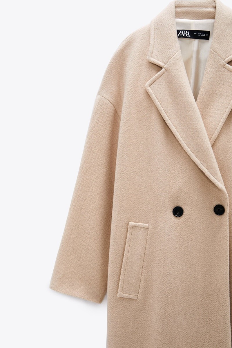 ZARA　コート ZARA - ZARA ZW COLLECTION オーバーサイズ ショートコートの