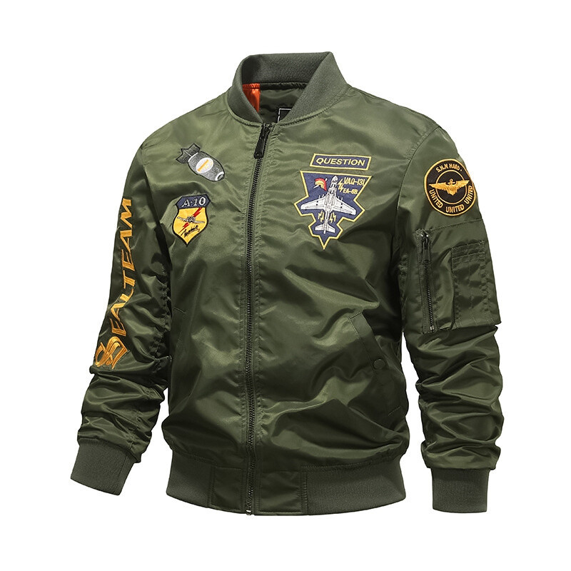 ジャケット・アウター BEVIS Camo MA-1 flight jacket Amazon.com: Alpha Industries Men's MA-1 Flight Jacket