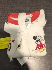 Pottery Barn Kids Mickey Mouse Pajama Set 2T New With Tag