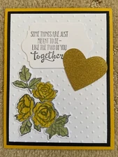 Petal Palette wedding card kit of 6 made w/ Stampin' Up!