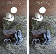 My Cowboy Cornhole Wood Board Skin Wrap