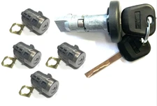 2015-2024 EXPRESS SAVANA IGNITION/4 DOORS KEY LOCK CYLINDERS W/2 GMC LOGO KEYS