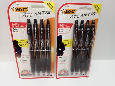 BIC Ballpoint Ink Pens Atlantis Original Medium Smooth Total