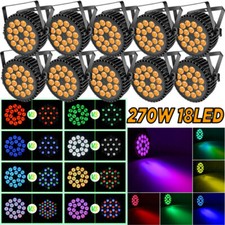 270W 18LED Par Lights RGBW Stage Lighting DMX DJ Disco Party Club Bar Show Light