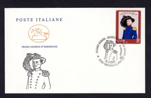 Italy 2025: Luciano Manara - FDC "Cavallino" / 1st day of issue