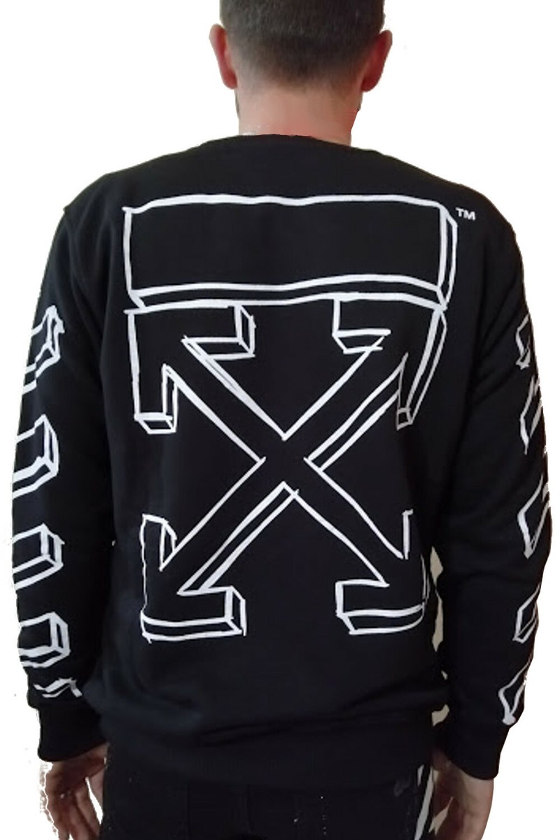 off-White - Men's Sweatshirt 2018 Fallwinter - Black | eBay off-White - Men's Sweatshirt 2018 Fallwinter - Black | eBay