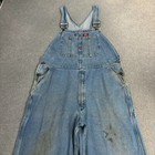 Dickies Latzhose Erwachsene 36x26 blau Latzhose Denim Arbeitskleidung Zimmerm...