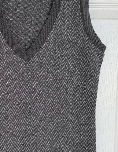 Zig Zag Sweater Knit Vest | eBay