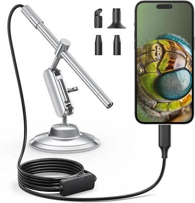 TESLONG 200x Digital Microscope USB-C Microscope 1080P Coin Scope Camera Magnifier