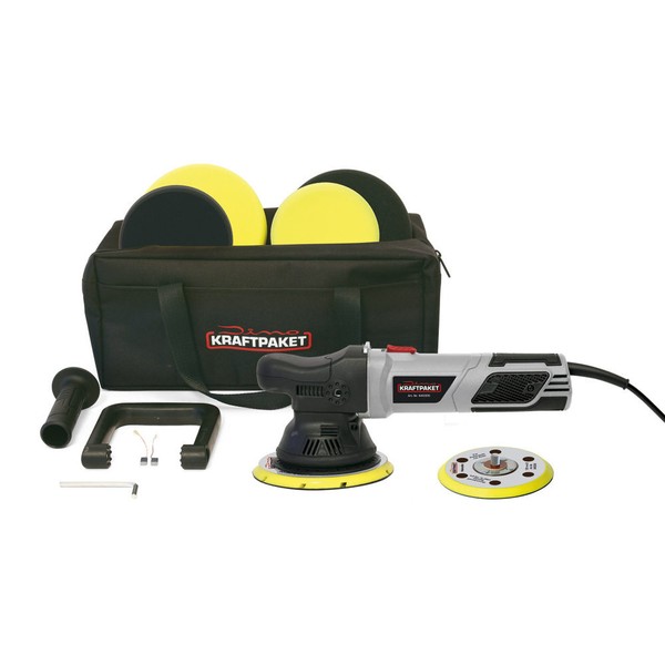 9Mm Hub 900W Dino Kraftpaket Exzenter Poliermaschine Xxl Set FüR Auto Kfz Boot-image