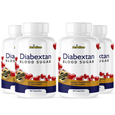 Diabextan- Blood Support- 4 Bottles- 240 Capsules