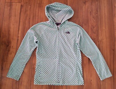 north face polka dot jacket