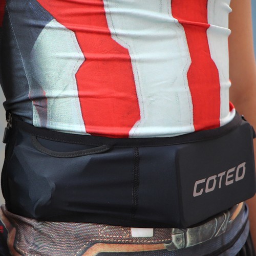 Elastic Waistbag Solid Color Wear-resistant Multifunctional Nylon Sport Fanny