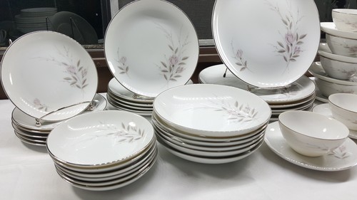 Mikasa Fine China My Love 8243 Japan Dinnerware China Set Dishes Pink Rose White - Picture 5 of 10