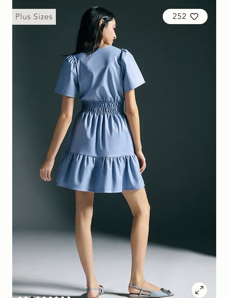 somerset mini dress Faux Leather anthropologie. New. Size XXS | eBay