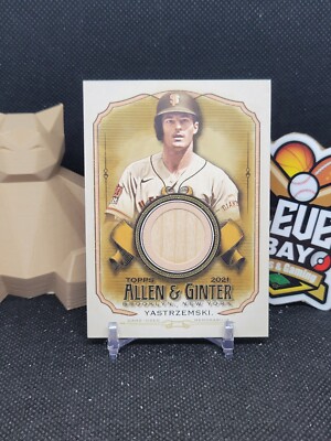 Mike Yastrzemski 2021 Topps Allen & Ginter #AGA-MY Full-Size Relics Giants (CBR)