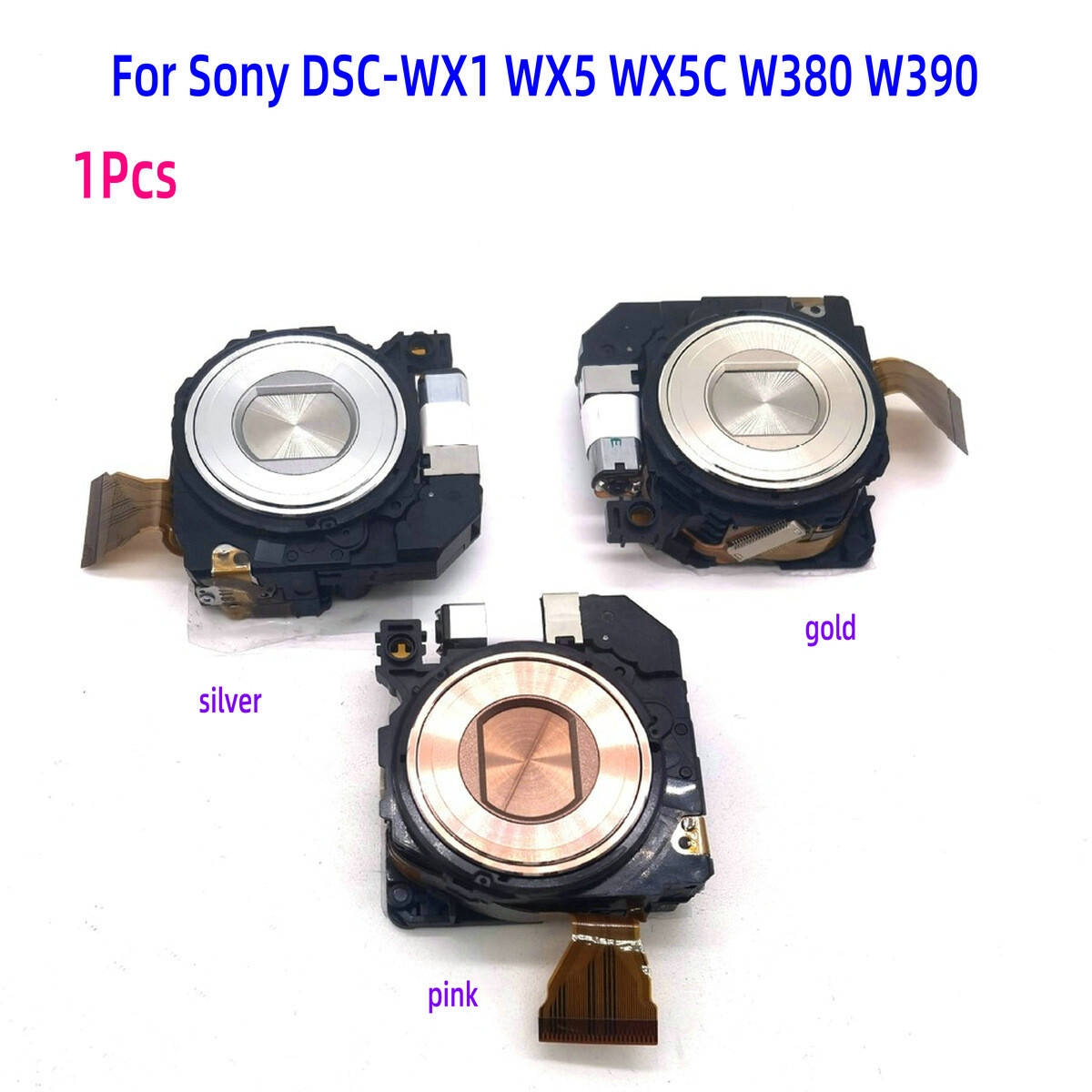 Original Camera Lens Zoom Unit Assy for Sony DSC-WX1 WX5 WX5C W380