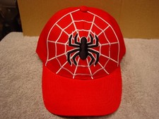 Spider In A Web Baseball Cap Red 