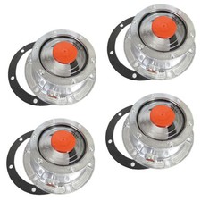 Torque 343-4009 Trailer Hub Caps With Window Kit Rubber Plug Hub Oil Options
