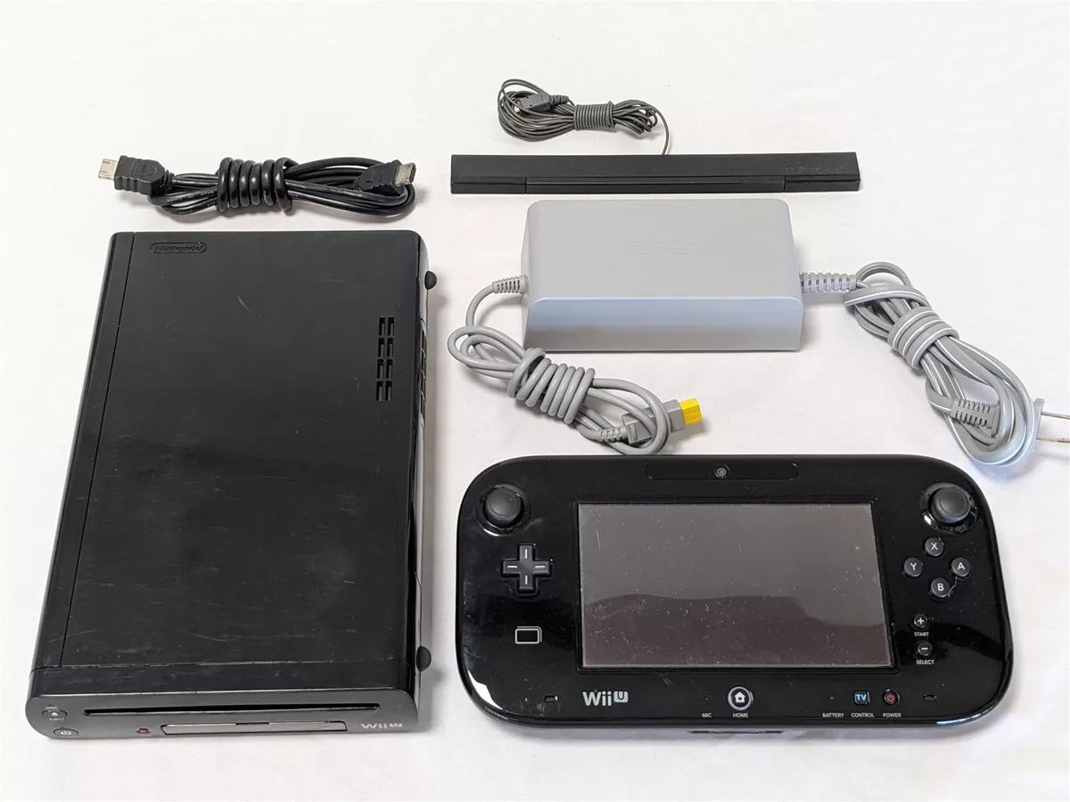 Wii U System 32 GB - Black Nintendo Console on Sale