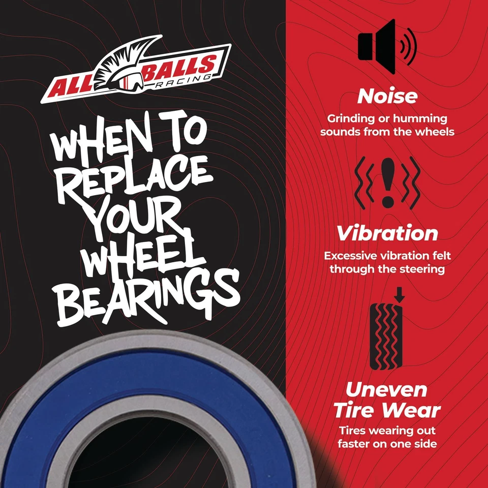 All Balls Rear Wheel Bearing Seal Kit for Yamaha YZF-R1 02-12 YZF-R1 50th 06 - Изображение 3 из 4