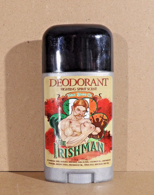 Fable Beard Co THE IRISHMAN Deodorant 2.6oz Fighting Spirit Scent New Not Sealed