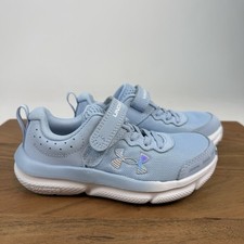 New Little Kids Under Armour GPS Assert 10 AC Blue Sneaker Shoes Sz 12 C