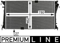 Mahle MotorküHler WasserküHler Premium Line CR 19 000P FüR X83 Renault Opel Bus