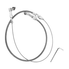 24" Throttle Cable Kit, Stainless Steel Automotive Engine Throttle Gas Cable ...