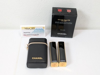 Chanel Rouge Allure Velvet Les Perles Matte Lip Color Set LIMITED ED. 458,459