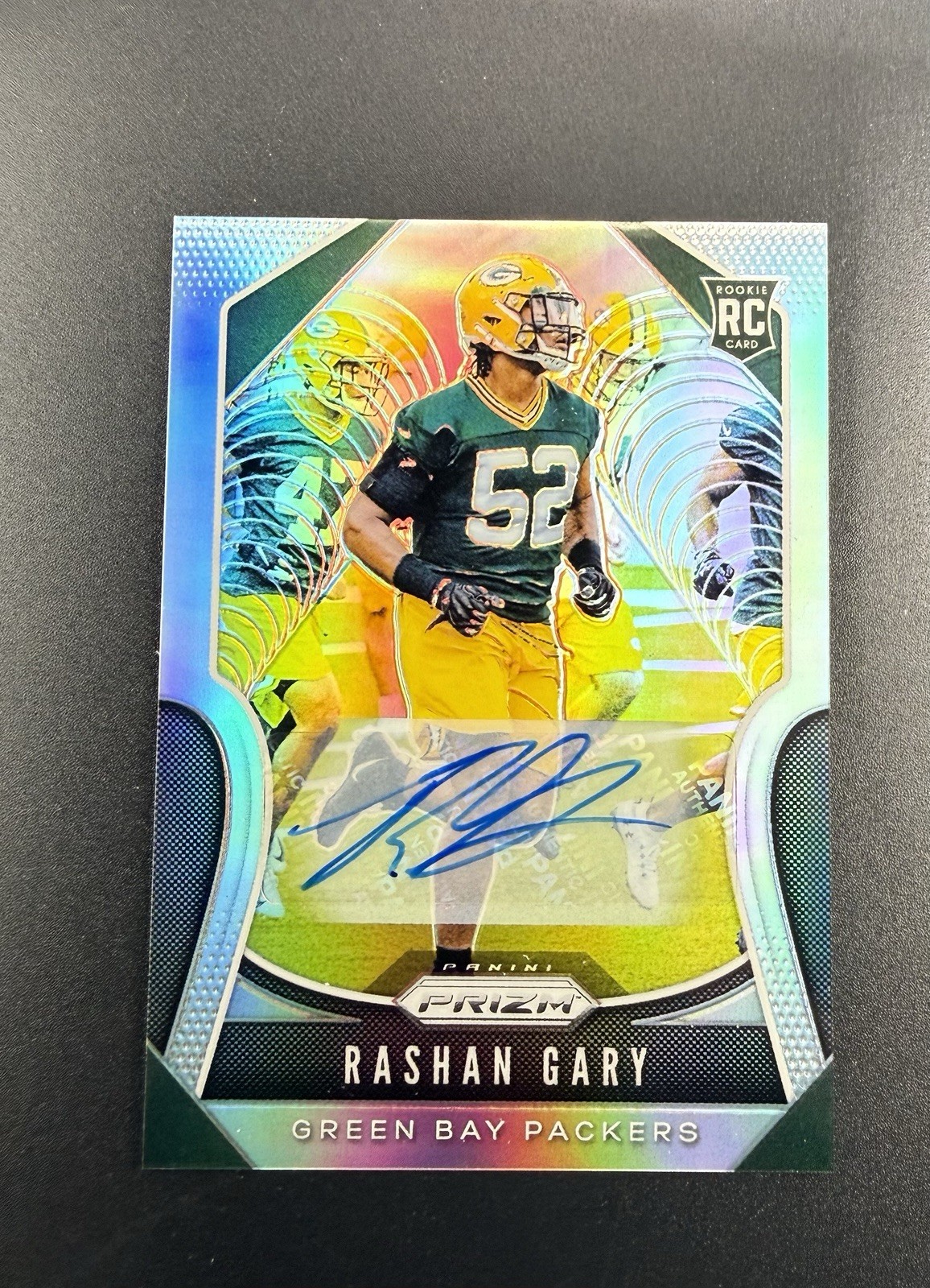 2019 Panini Prizm #317 Rashan Gary Rookie Auto Silver Prizm RC 🔥🔥