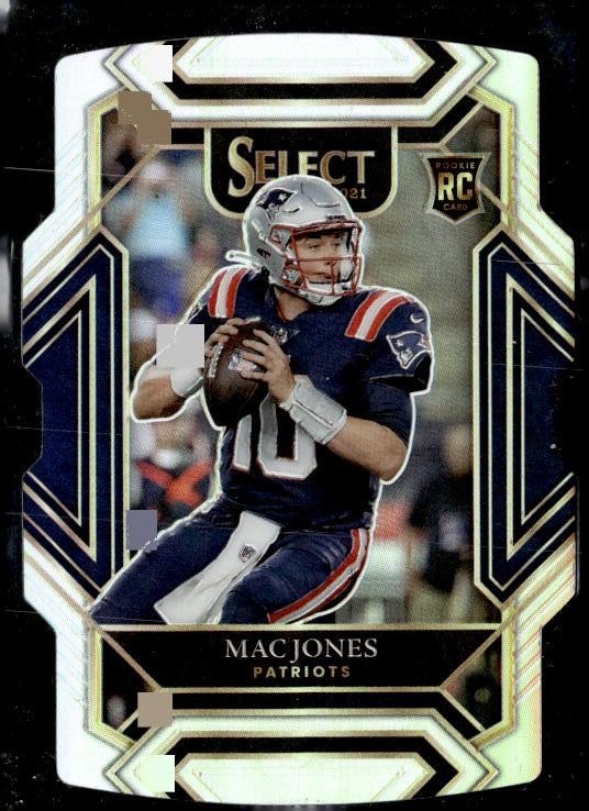 2021 Panini Select #251 Mac Jones Silver Prizm Die Cut