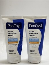2PK PANOXYL Acne Foaming Wash 5.5 Oz For Face  Body