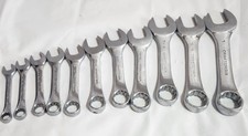 Craftsman 11-piece Sae Stubby Combination -k- Series Wrench Set Polished Finish Craftsman 11-piece Sae Stubby Combination -k- Series Wrench Set Polished Finish
