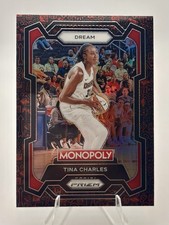 2024 Panini Prizm Monopoly WNBA #71 Tina Charles Red Classic Icons