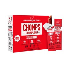 Chomps Snack Size Grass-Fed Original Beef Jerky 12 Ounce Pack of 1 , coffee