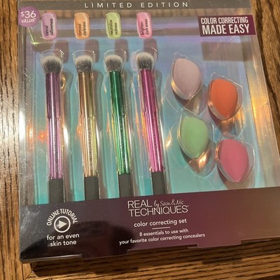 Real Techniques Color Correcting Essentials Make up Brush Set for
