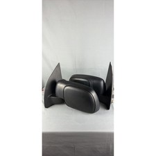 1999-2007 Ford F250 Super Duty Manual Factory Side View Mirrors Pair Black OEM