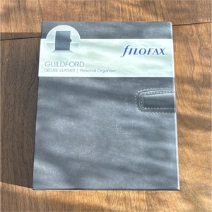 Filofax Graphic Microfibre A4 Organiser Document Folder - Grey / Black
