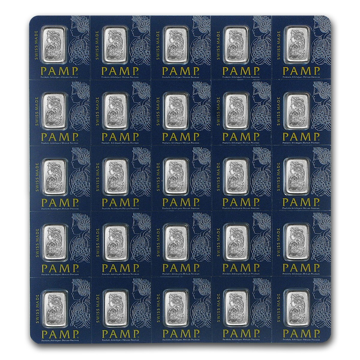 25x1 gram Platinum Bar - PAMP Suisse Multigram+25 (In Assay) | eBay