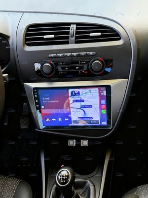 9 Zoll Autoradio Android15 Carplay Für Seat Leon 1P1 2005-12 GPS Navi RDS Kamera