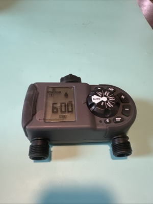 #ad Orbit Irrigation Systems 2 Outlet Hose Faucet Timer 56544 NEW DAMAGED BOX. $29.95