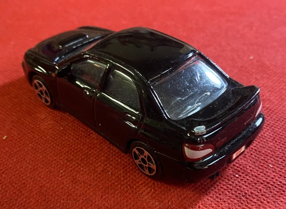 BBURAGO Modellino Auto SUBARU IMPREZA WRX STI Metallo Nero 1:43 - Immagine 2 di 3