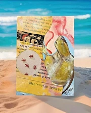 Odd Dream - Original Collage Mixed Media Surrealism Miniature Fine Art ACEO
