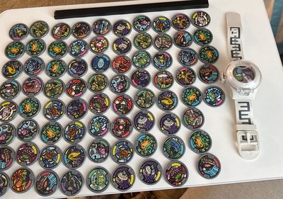 Yokai Watch And Medal Medallion Lot of 77 Medals Anime Game Working
