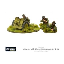 Warlord Bolt Action German W Waffen-SS - LelG 18 7.5cm Light Infantry Pack New
