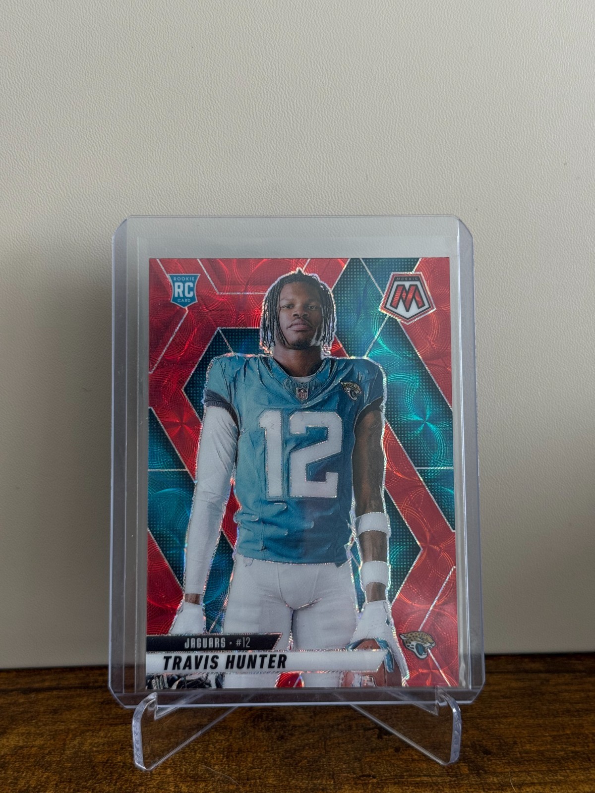 2025 Panini Mosaic Rookie Travis Hunter Red Scope Variation #279 Jaguars