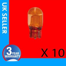 10X per Volkswagen Seat senza Bulbo Lato Indicatore Frecce Luci 12V 5W Ambra